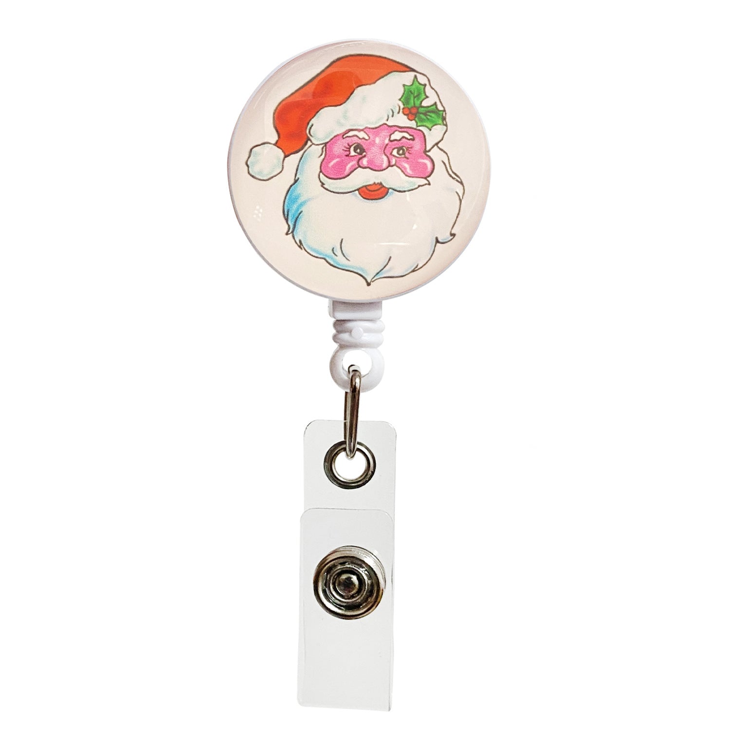 Wholesale Crystal Glass Christmas Telescopic Keychain